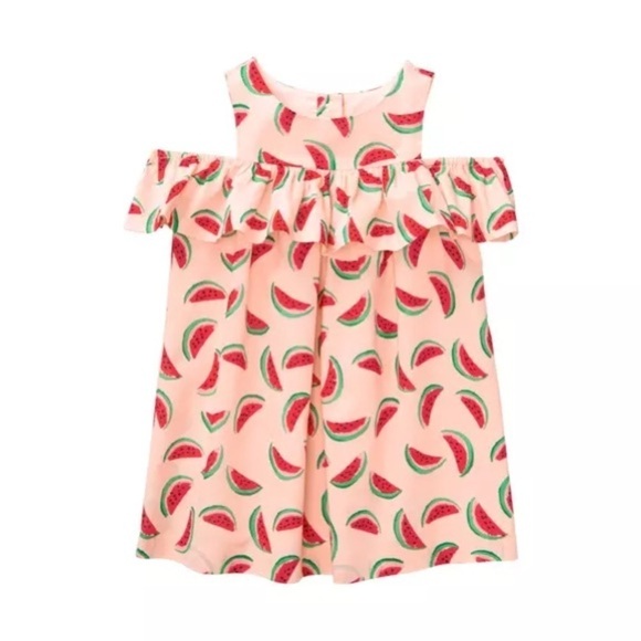 Janie & Jack Watermelon Dress- size 10 - Picture 1 of 5